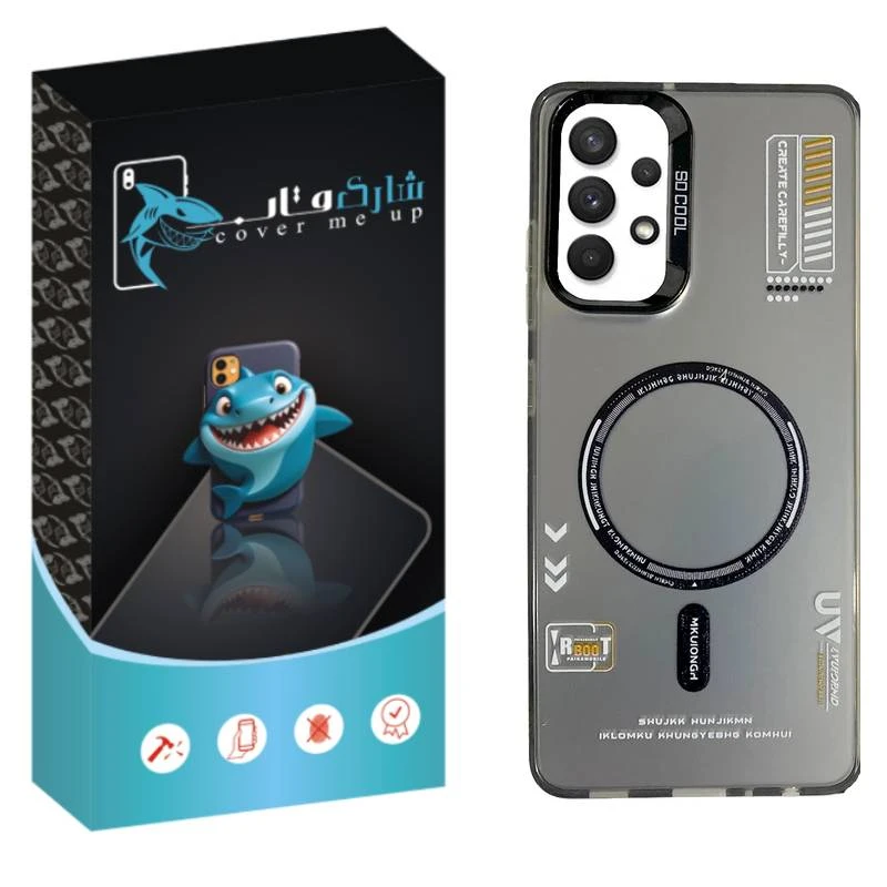 کاور شارک قاب مدل SO COOL طرح UV مناسب برای گوشی موبایل سامسونگ Galaxy A52 / A52s