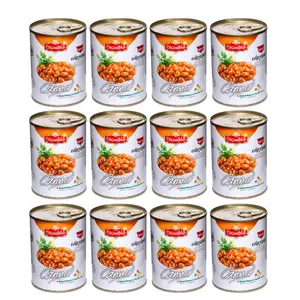 کنسرو لوبیاچیتی شاهسوند - 370 گرم بسته 12 عددی