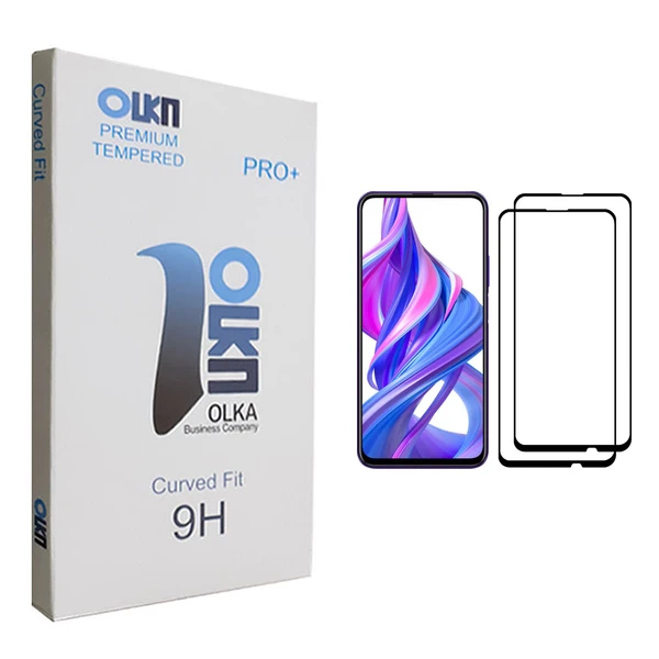 محافظ صفحه نمایش الکا مدل +PRO مناسب برای گوشی موبایل آنر 9X Pro بسته دو عددی