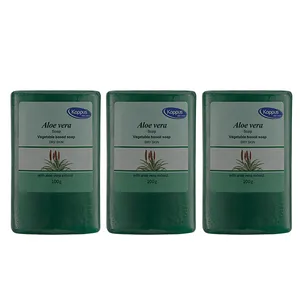 صابون شستشو کاپوس اسکین کر مدل آلوئه ورا وزن 100 گرم مجموعه 3 عددی