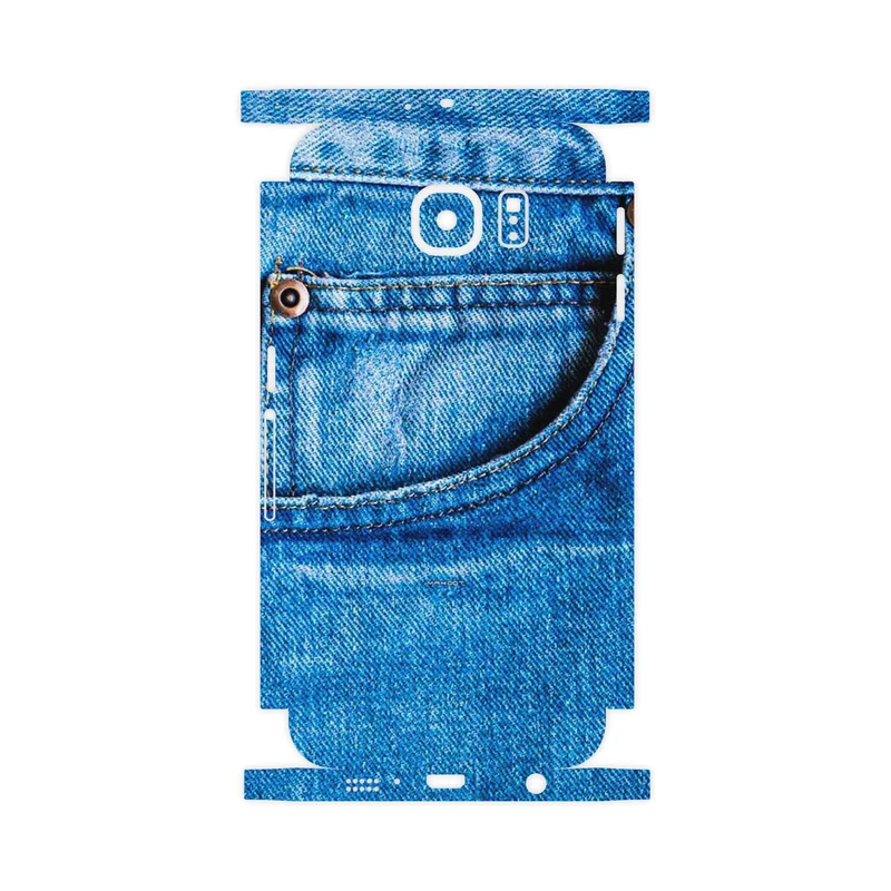 برچسب پوششی ماهوت مدل Fabric Texture 7-FullSkin مناسب برای گوشی موبایل سامسونگ Galaxy S6 Edge