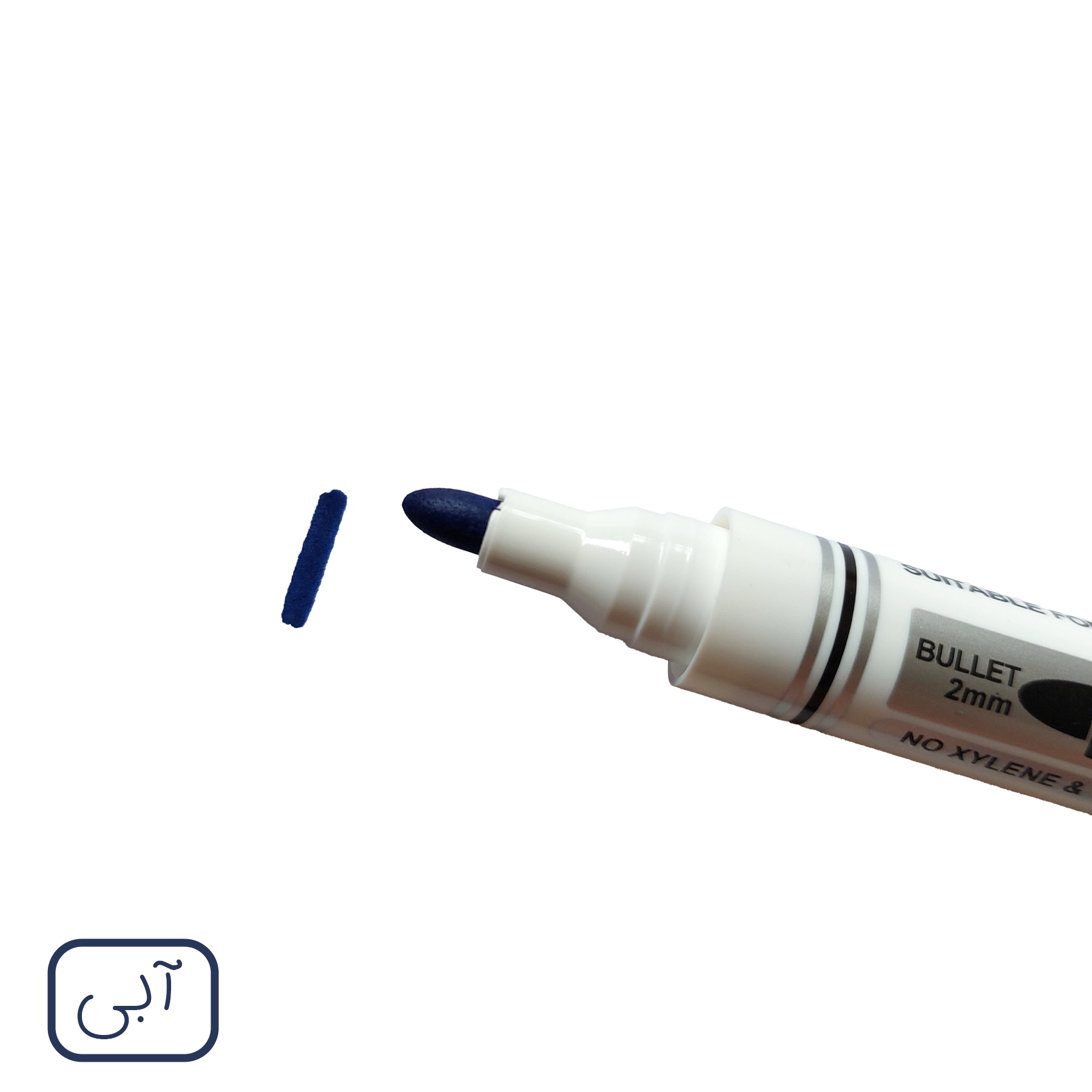 ماژیک وایت برد کرونا طرح گرد مدل CO-4070 به همراه تخته پاک کن بسته 4 عددی