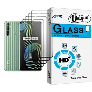 AFS Unique Glass MIX004 Screen Protector For Realme Narzo 10 Pack Of 4