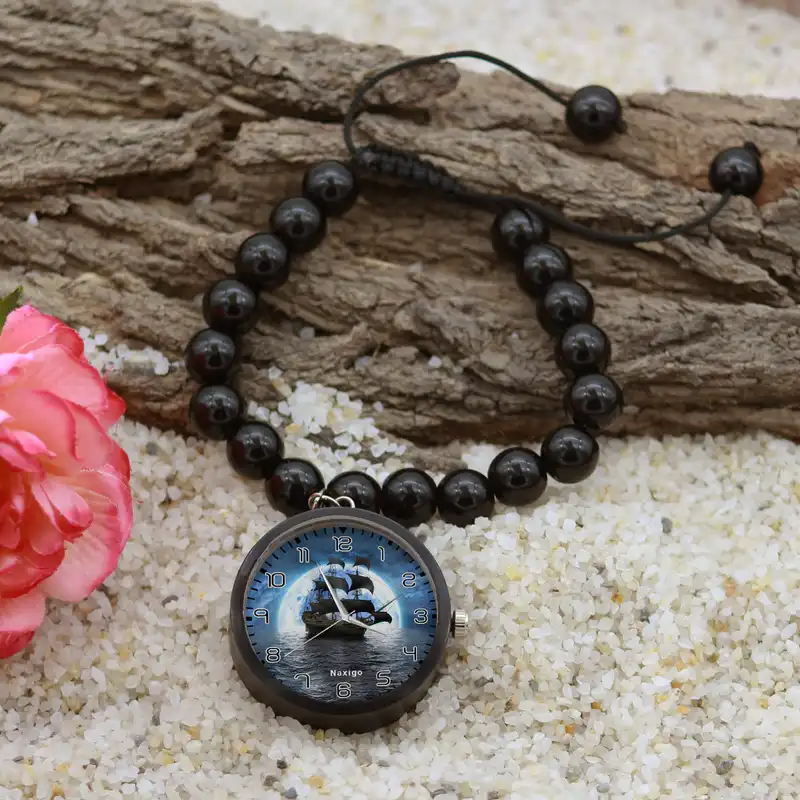 ساعت مچی عقربه ای ناکسیگو مدل کشتی کد BF12961