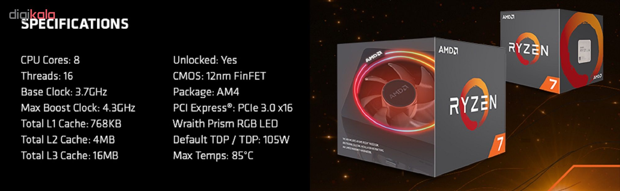 Amd ryzen clearance 7 2700x am4