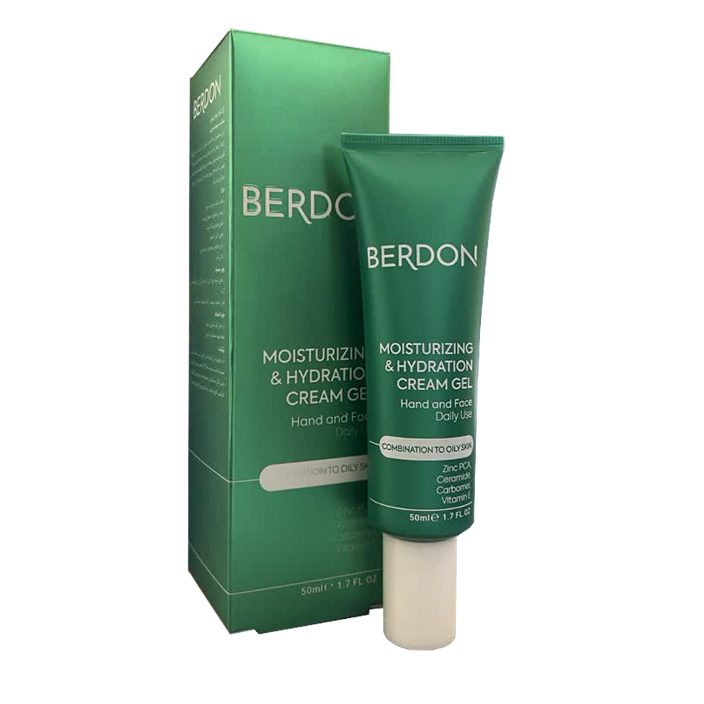کرم ژل آبرسان بردون مدل CG مناسب پوستهای چرب حجم 50 میلیلیتر