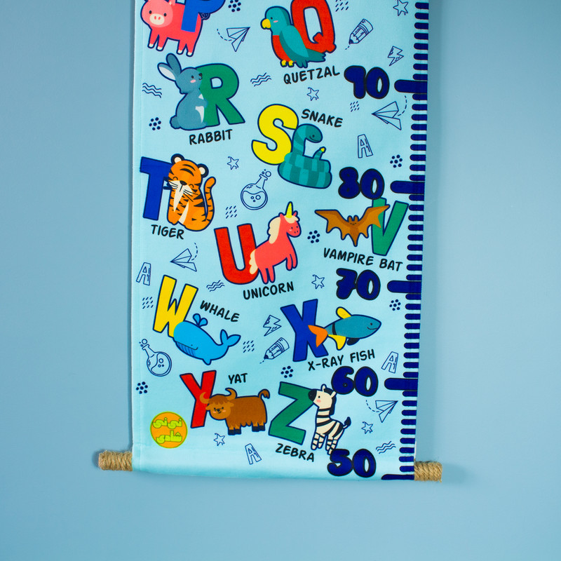 متر اندازه گیری کودک طرح Alphabet Animal کد NS129 متر اندازه گیری کودک طرح Alphabet Animal کد NS129