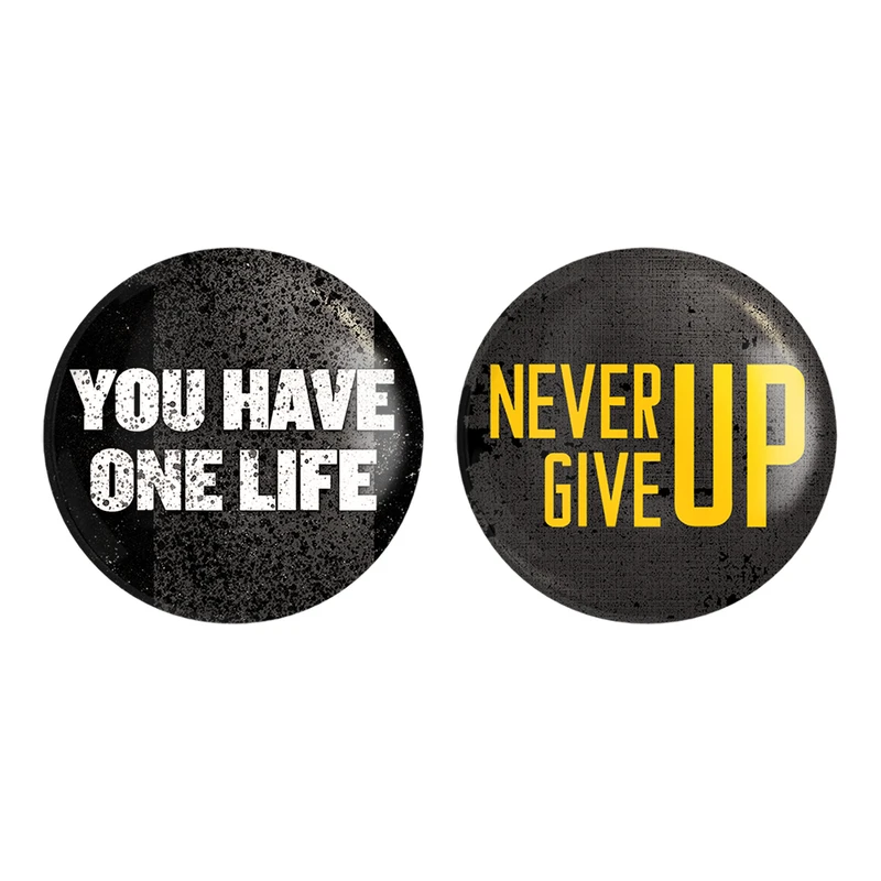 مگنت خندالو طرح جملات انگیزشی کد 1003910040 مجموعه 2 عددی