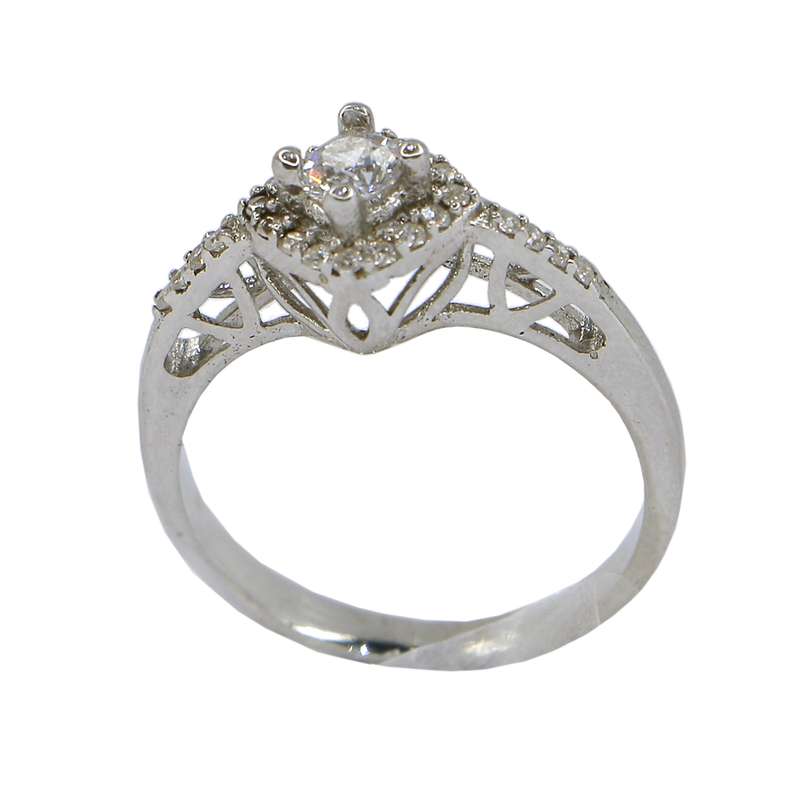 انگشتر نقره زنانه مدل باربارا کد RS014