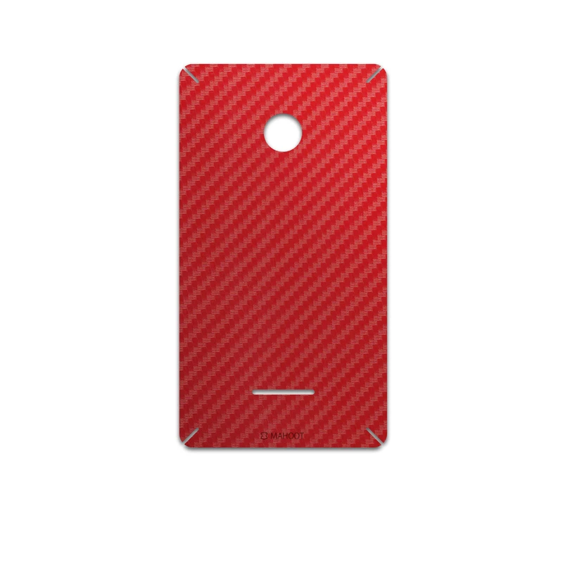 برچسب پوششی ماهوت مدل Red-Fiber مناسب برای گوشی موبایل مایکروسافت Lumia 532