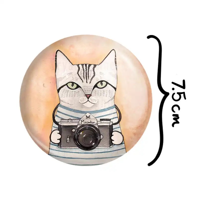 آینه جیبی خندالو طرح دوربین مدل تاشو کد 1722