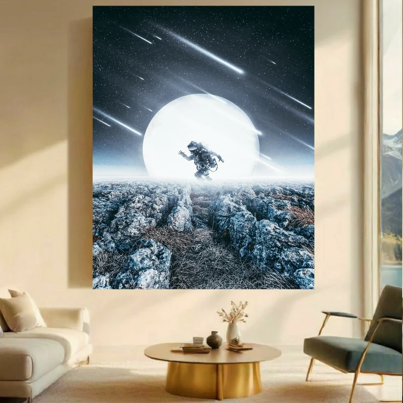 پوستر طرح اکتشاف فضا مدل فضانورد کد BK24236