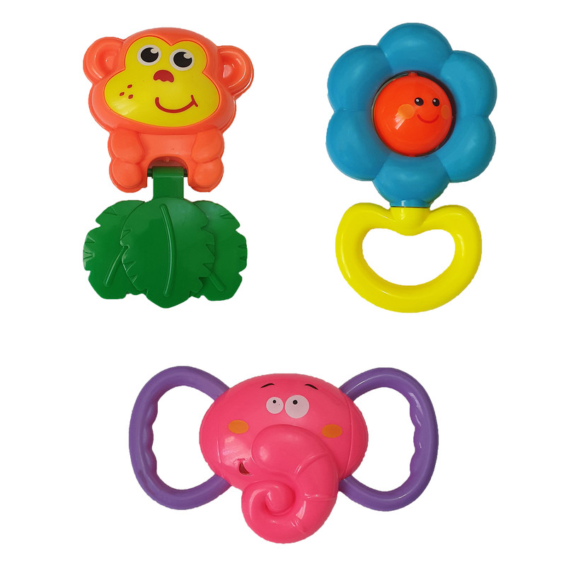 جغجغه مدل Baby Teethers بسته 3 عددی