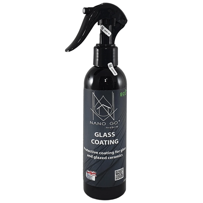 اسپری نانو سرامیک و آبگریز شیشه خودرو نانوگو مدل GLASS-GOATING حجم 250 میلی لیتر