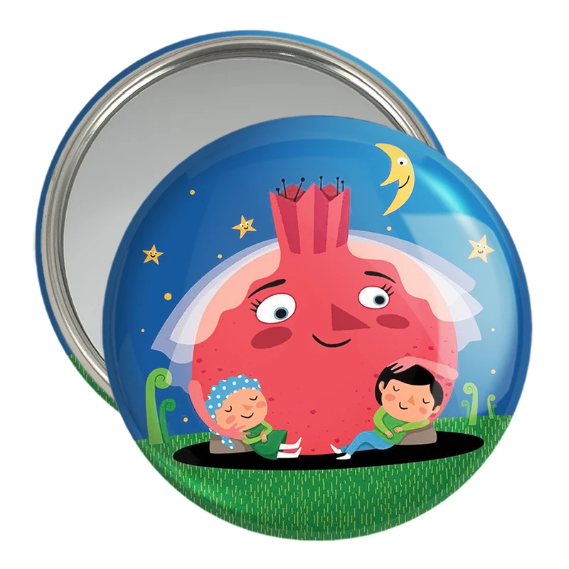 آینه جیبی خندالو مدل شب یلدا  کد 20410