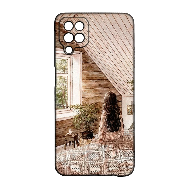 کاور طرح دخترانه کد 229 مناسب برای گوشی موبایل سامسونگ Galaxy A12 / M12 / F12