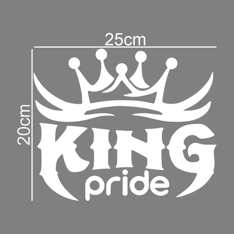 برچسب بدنه خودرو ماتریسیو طرح king ماشین پراید کد M280