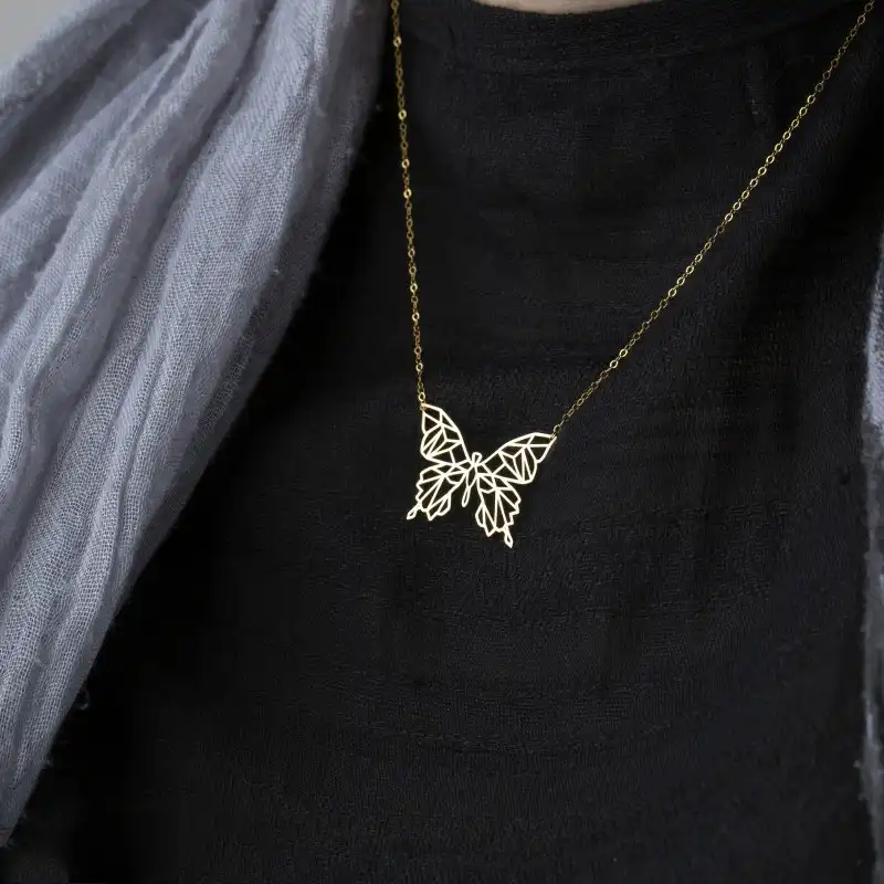 گردنبند طلا 18 عیار زنانه الن نار مدل ELMM0843