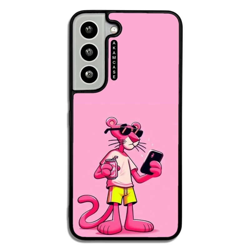 کاور آکام مدل AMC-WSGS22-PINK PANTHER8 مناسب برای گوشی موبایل سامسونگ Galaxy S22