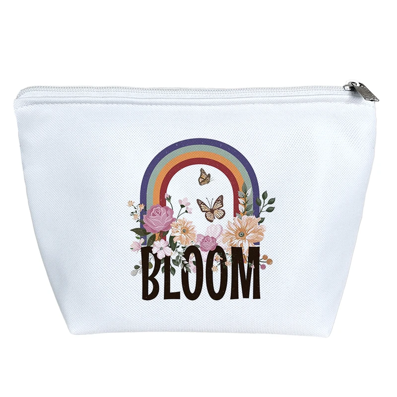 کیف لوازم آرایش دخترانه خندالو مدل پروانه و شکوفه کد H157