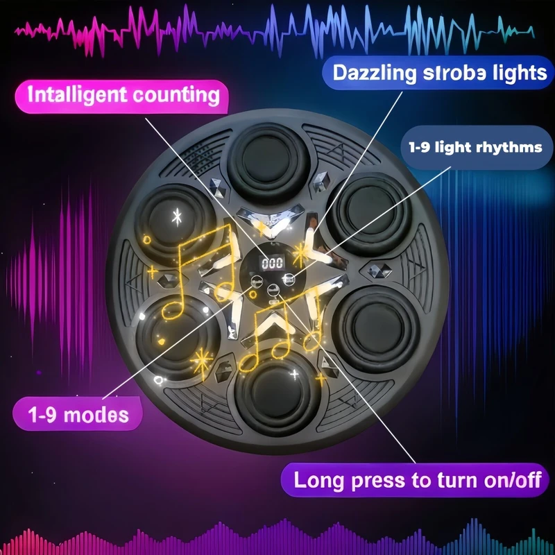 عکس شماره 4 : کیسه بوکس موزیکال مدل qc01