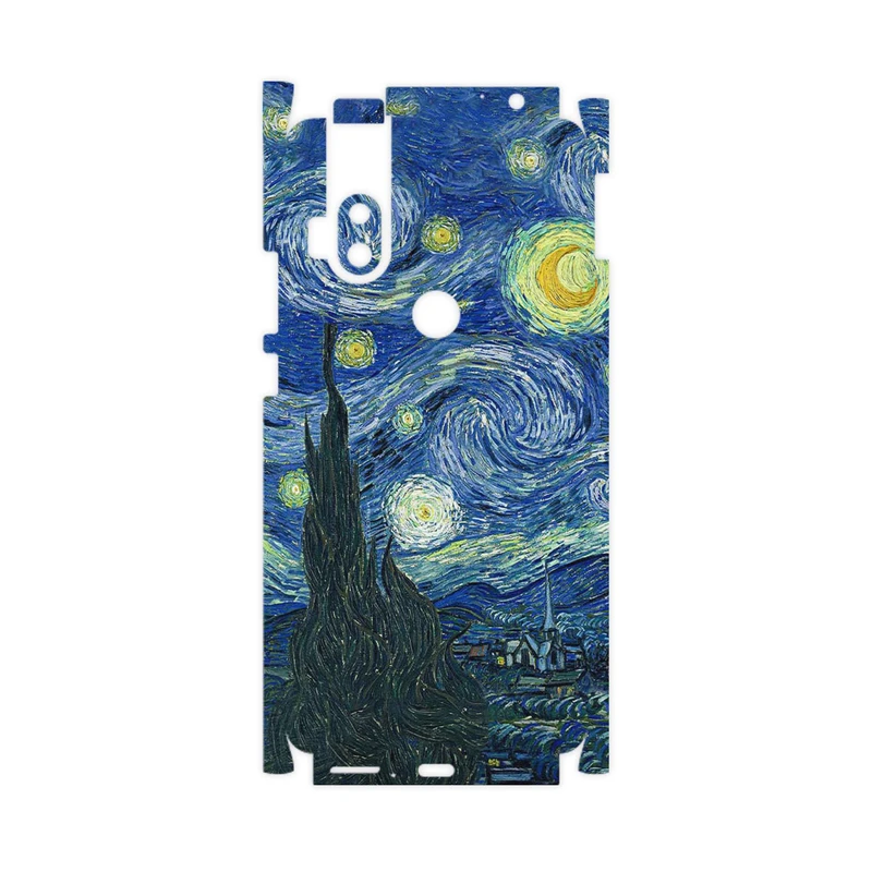 برچسب پوششی ماهوت مدل The Starry Night of van Gogh-FullSkin مناسب برای گوشی موبایل موتورولا One Hyper