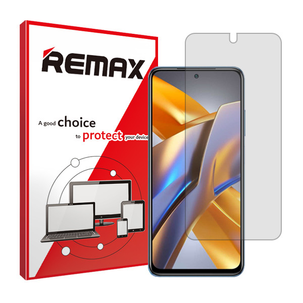محافظ صفحه نمایش شفاف ریمکس مدل Hygel مناسب برای گوشی موبایل شیائومی Poco M5s