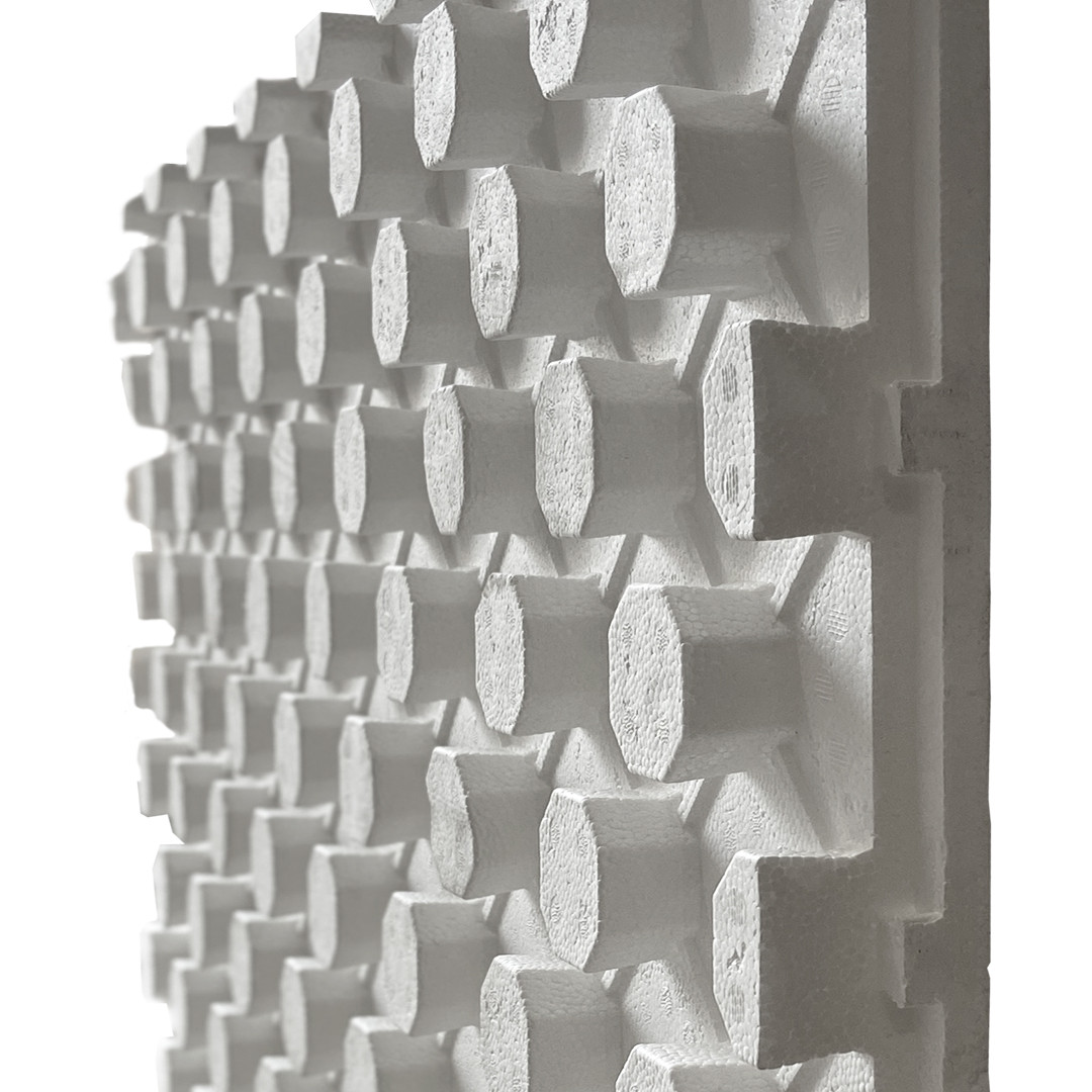 عایق یونولیتی طرح شانه تخم مرغ مدل 28q مجموعه 16 عددی