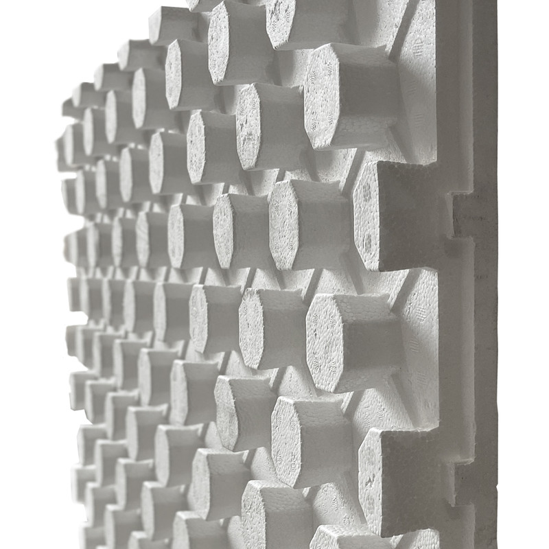 عایق یونولیتی طرح شانه تخم مرغ مدل 28q مجموعه 16 عددی