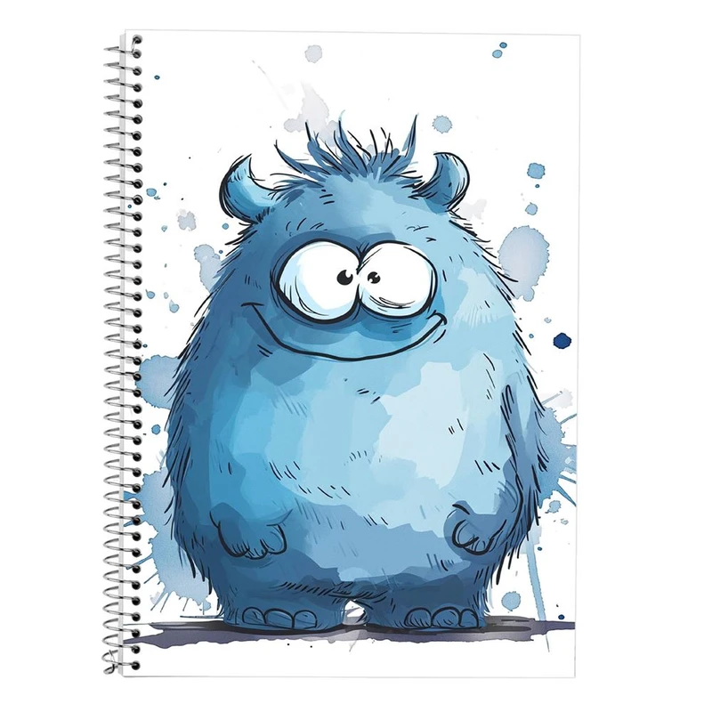 دفتر لغت 50 برگ مدوپد طرح هیولای فانتزی کد DF16745