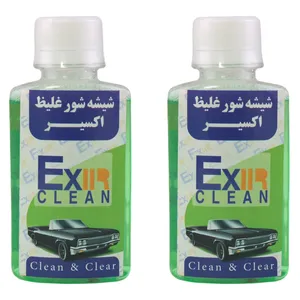 محلول تمیزکننده شیشه خودرو اکسیر مدل CleandCear-4523 حجم 240 میلی لیتر بسته دو عددی