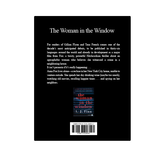 کتاب The Woman in the Window اثر A. J Finn انتشارات نبض دانش کتاب The Woman in the Window اثر A. J Finn انتشارات نبض دانش
