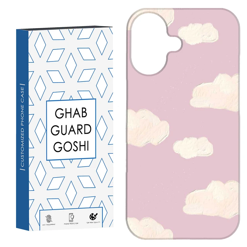 کاور قاب گارد گوشی طرح ابر  کد Dimo-930 مناسب برای گوشی اپل Iphone 16     