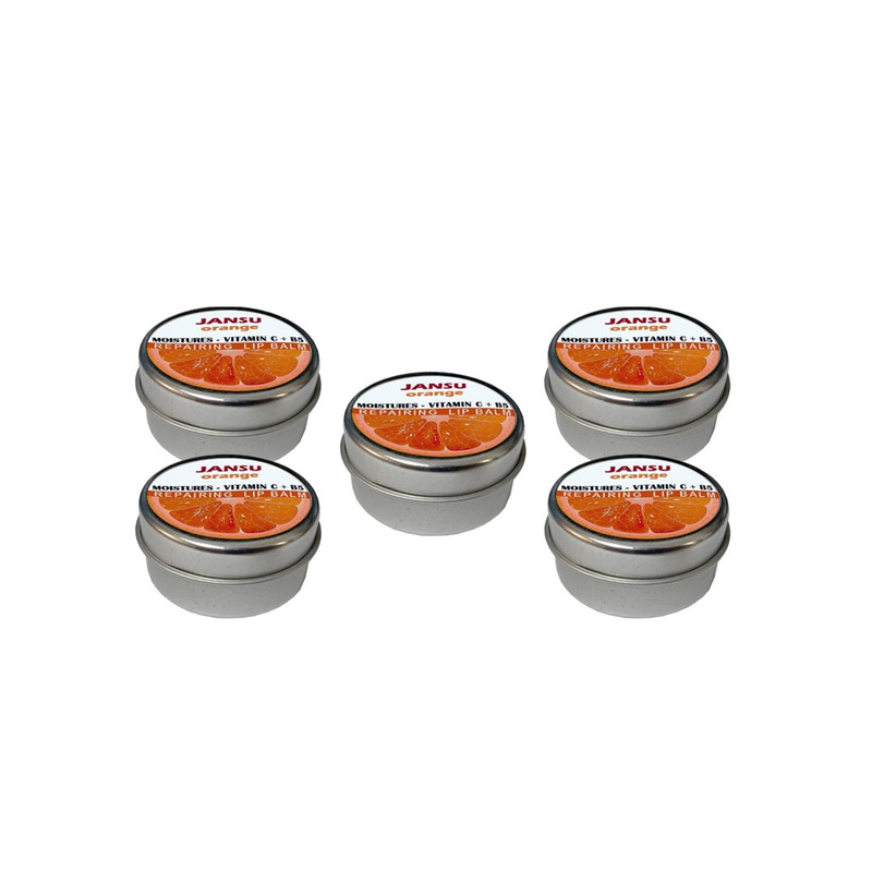بالم لب مرطوب کننده جانسو مدل Orange مجموعه 5 عددی بالم لب مرطوب کننده جانسو مدل Orange مجموعه 5 عددی