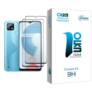 Cooling Olka Glass MIX002 Screen Protector For Realme C21 Pack Of 2