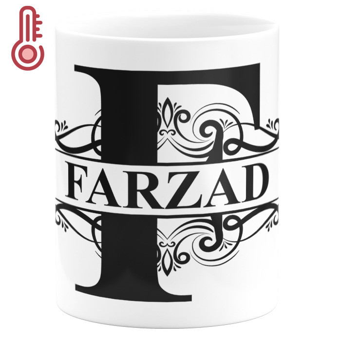ماگ حرارتی گالری وبفر مدل اسم فرزاد به همراه زیر لیوانی ماگ حرارتی گالری وبفر مدل اسم فرزاد به همراه زیر لیوانی