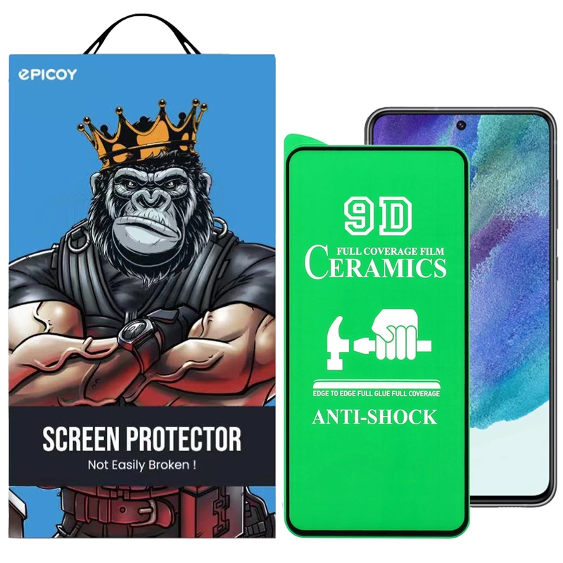  محافظ صفحه نمایش سرامیکی اپیکوی مدل unbreakable مناسب برای گوشی موبایل سامسونگ Galaxy S21 FE