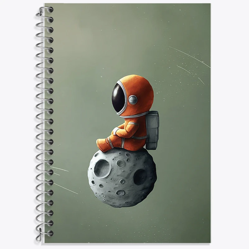 دفتر لغت 50 برگ خندالو طرح فضانورد کد F8302