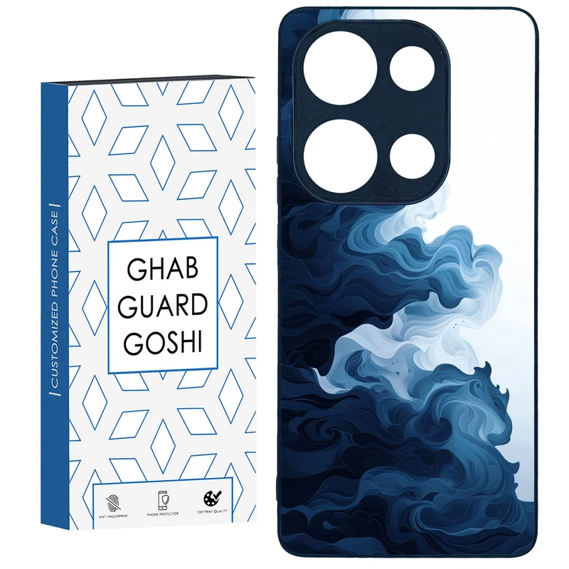 کاور قاب گارد گوشی طرح آبرنگی کد TPU-174 مناسب برای گوشی موبایل شیائومی Redmi Note 13 Pro 4G / Poco M6 Pro 4G