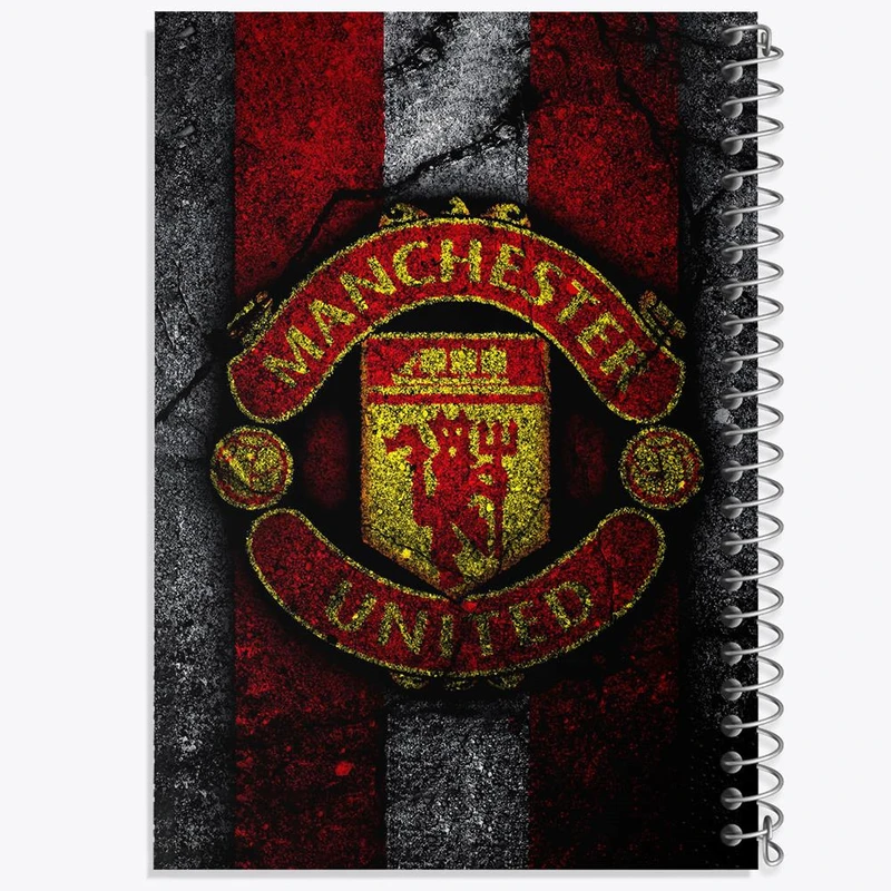 دفتر ژورنال نویسی 50 برگ خندالو مدل نقطه ای طرح باشگاه منچستر یونایتد کد 26481