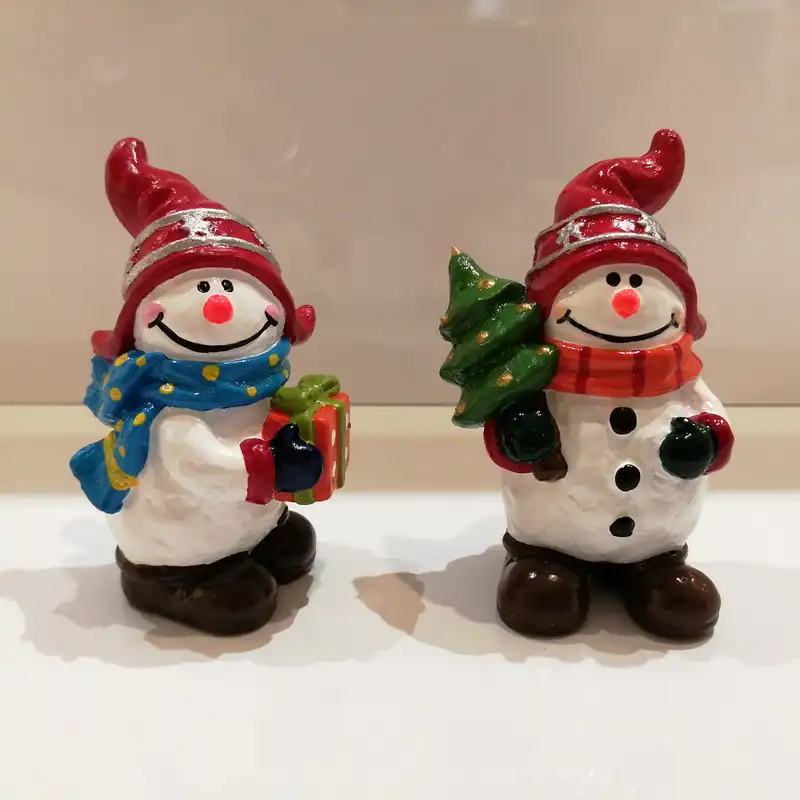 مجسمه مدل آدم برفی کد Sw02 مجموعه 2 عددی