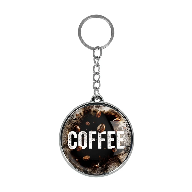 جاکلیدی خندالو طرح کافی شاپ قهوه مدل دوطرفه کد 2752527526