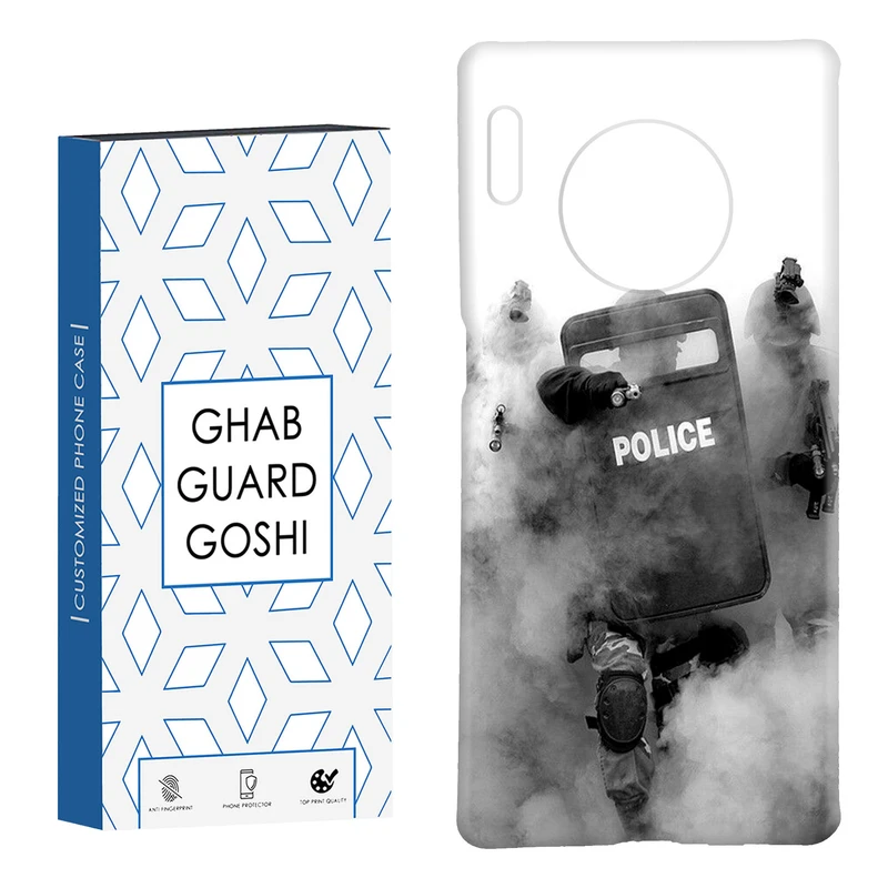 کاور قاب گارد گوشی طرح police کد DIMO-136 مناسب برای گوشی موبایل هوآوی  Mate 30 pro