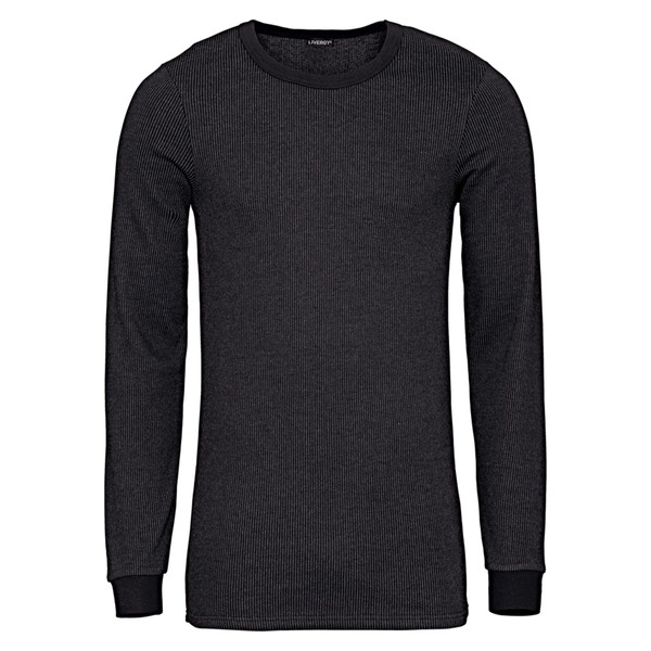 تی شرت آستین بلند مردانه لیورجی مدل Thermal12 رنگ مشکی