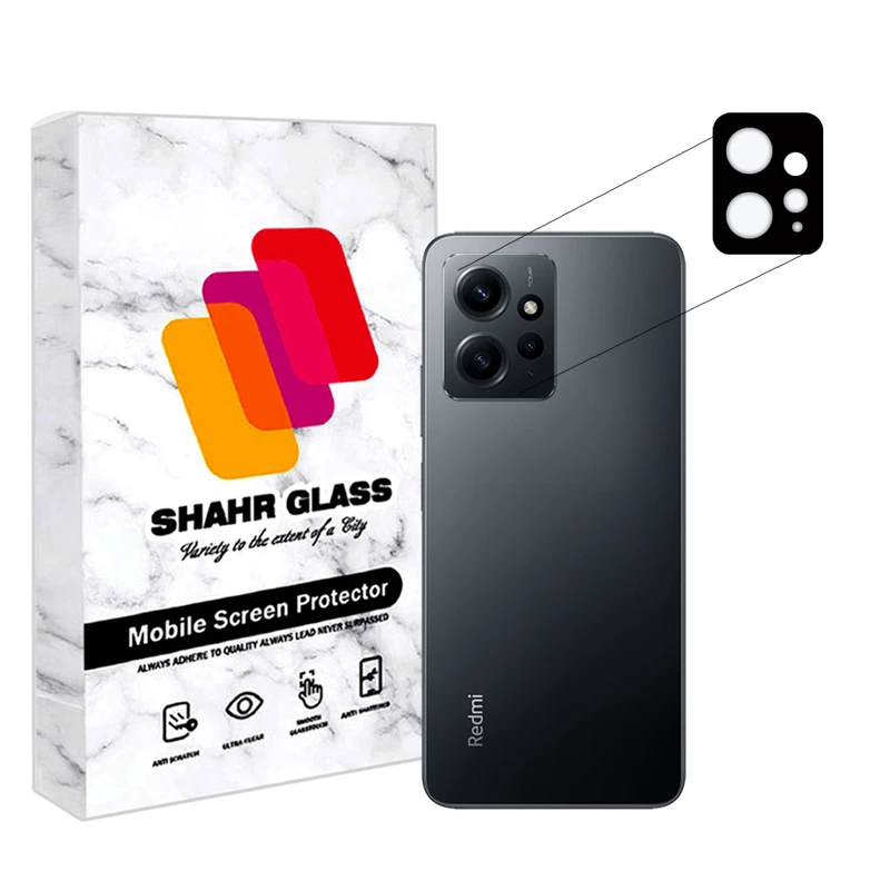 محافظ لنز دوربین  شهر گلس مدل 5DLENSH مناسب برای گوشی موبایل شیائومی Redmi Note 12 4G