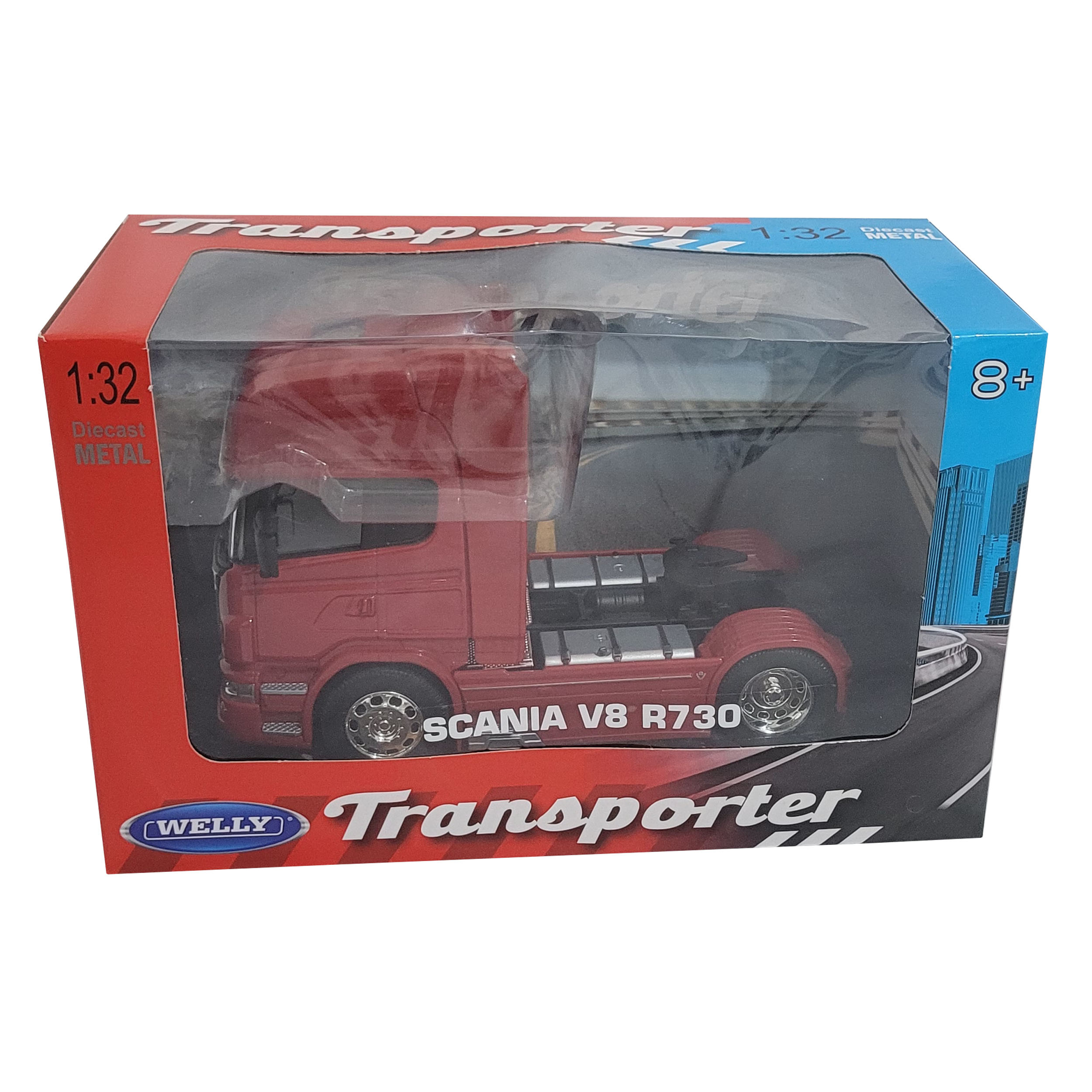 ماکت ماشین ویلی طرح تریلی اسکانیا مدل SCANIA V8 R730