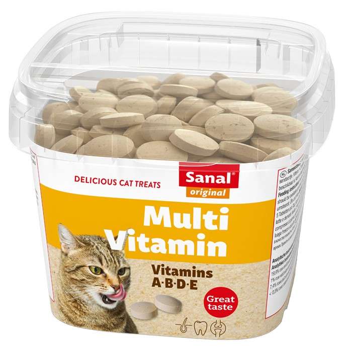 تشویقی گربه سانال مدل Multi Vitamin وزن 100 گرم