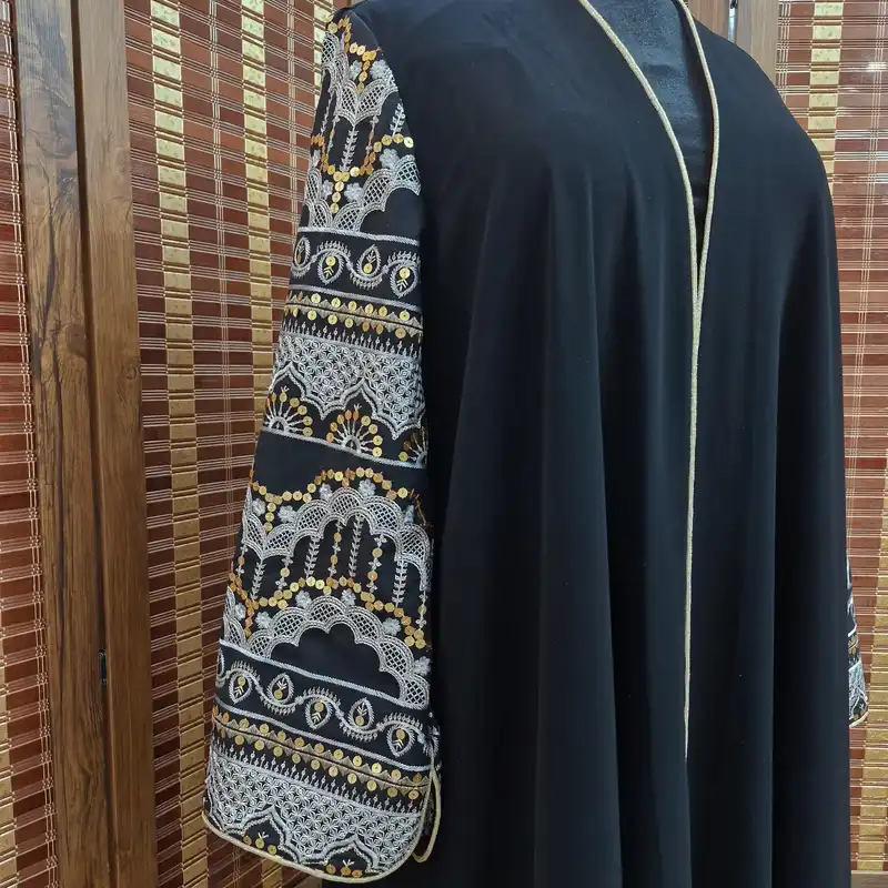 مانتو زنانه مدل عبایی مجلسی کد 316