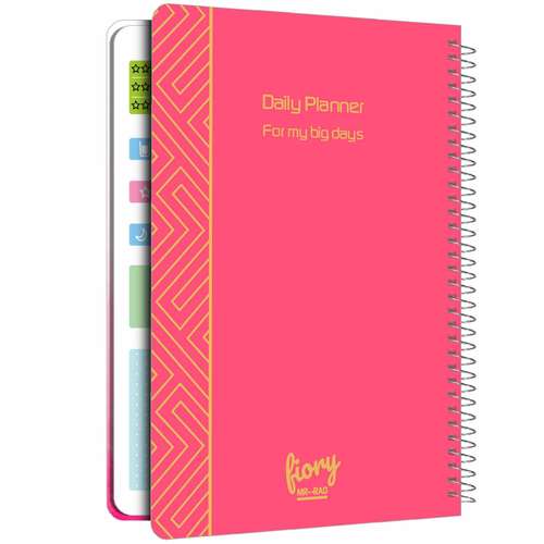 دفتر برنامه ریزی مستر راد طرح پاستل ویکتوریا مدل پلنر روزانه کد fiory 1777