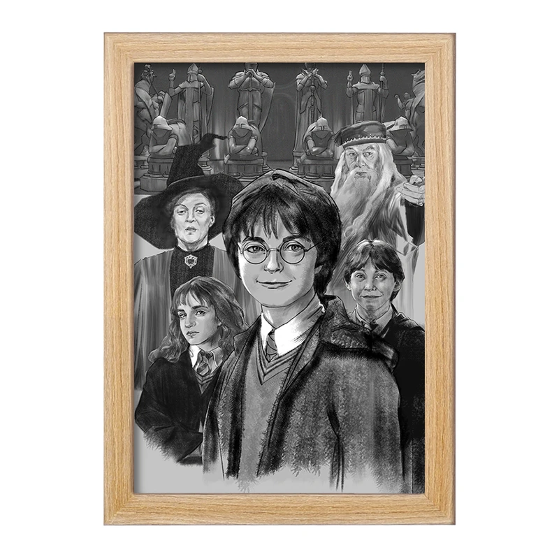 تابلو خندالو مدل هری پاتر (Harry Potter) کد F869